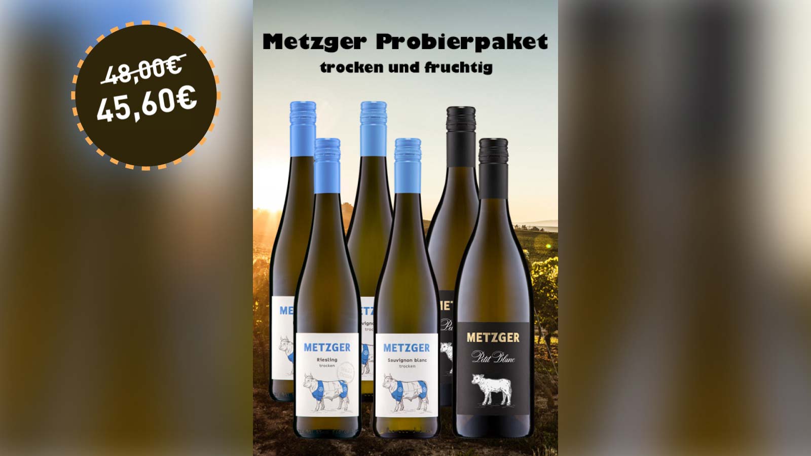 Metzger Wein Probierpaket trocken fruchtig